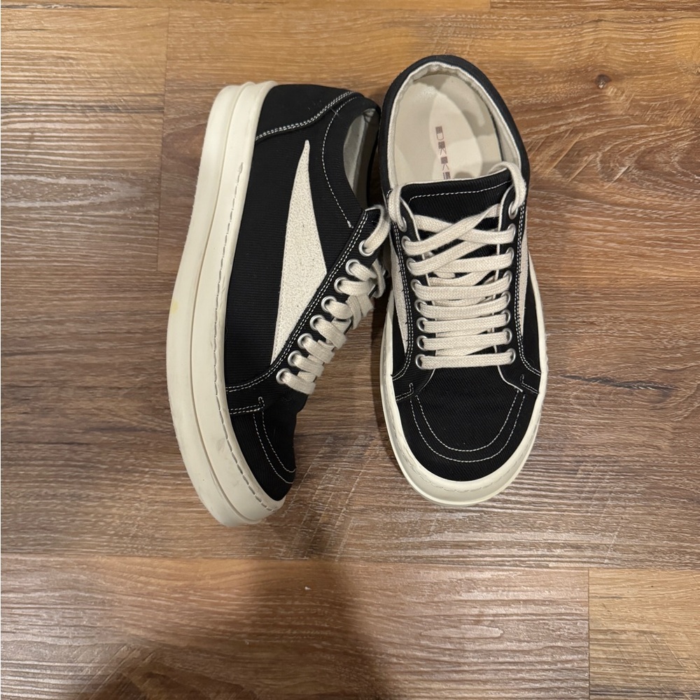 Rick Owens LowTop Vans - WORN ONLY 3X  GREAT CONDITION size 37